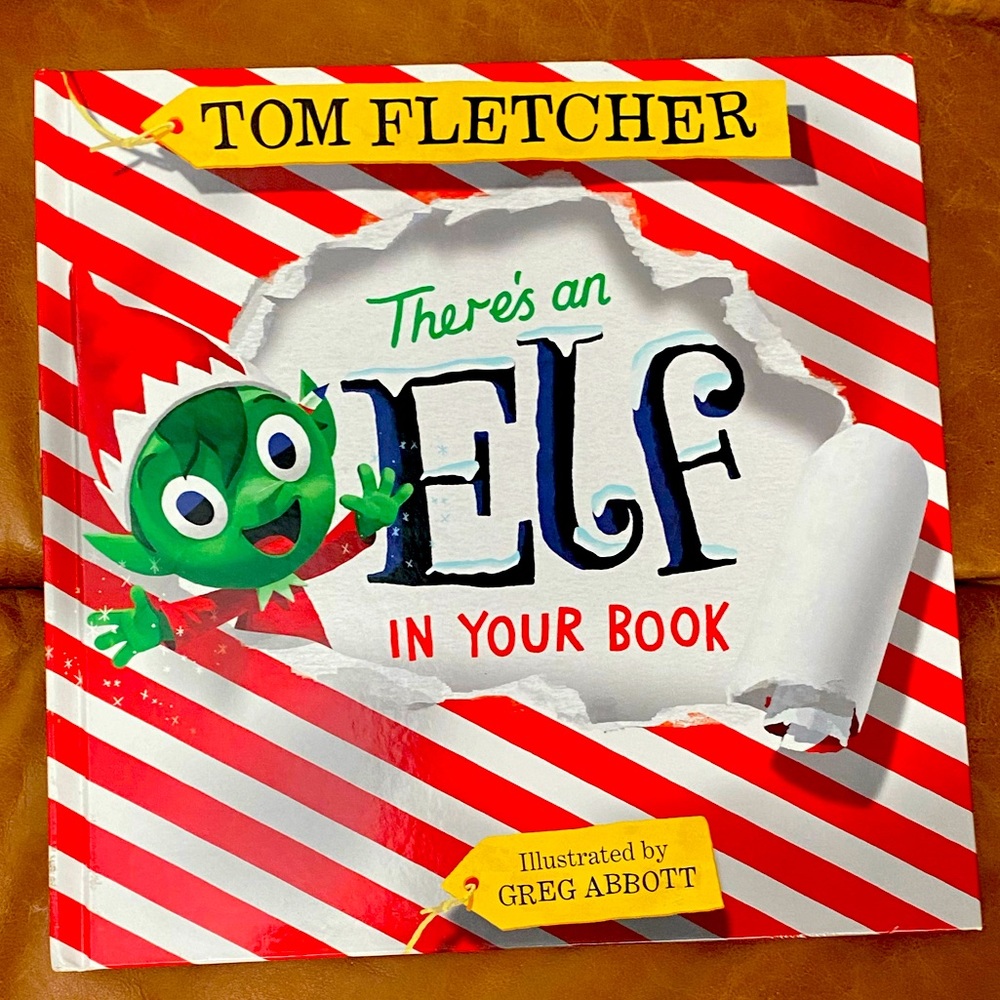 3/$20💕 THERE’s AN ELF IN YOUR BOOK hardback holiday book